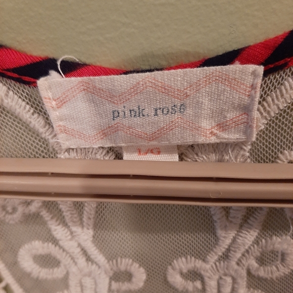 Long red and black striped summer/beach dress - Picture 3 of 3